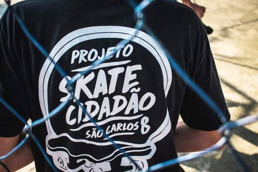 Camiseta do Projeto Skate Cidadão São Carlos 8