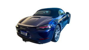 Porsche 718 2021 conversível azul a venda em São Carlos na concessionária multimarcas Fly Auto em São Carlos